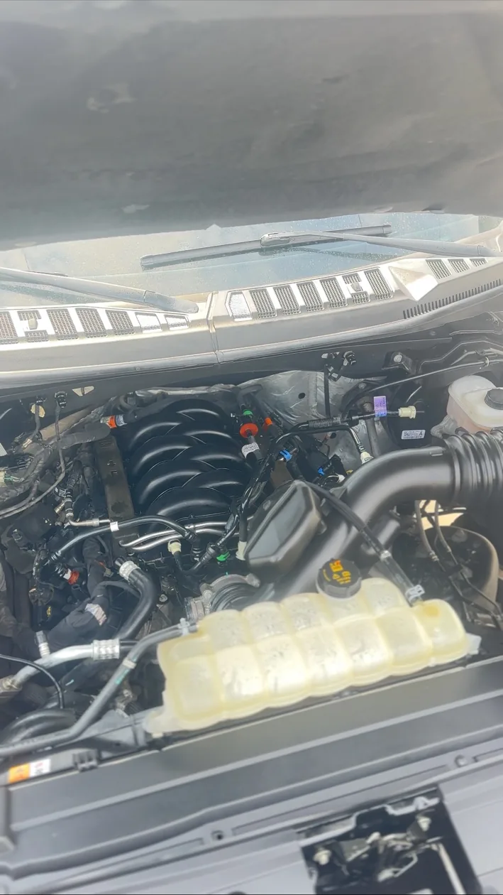 Clean engine bay
